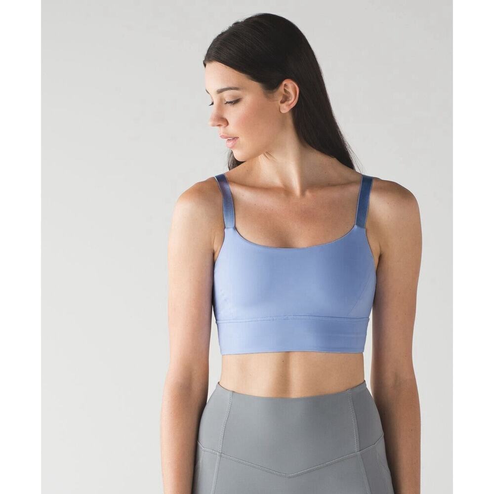 Lululemon Both Ways Bra Womens 2 Lavender Dusk Adjustable Straps W2ABTS